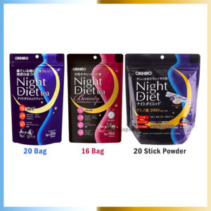 Orihiro Night Diet Tea Beauty Powder Teh Diet